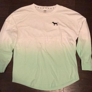 Victoria’s Secret PINK ombre long sleeve shirt